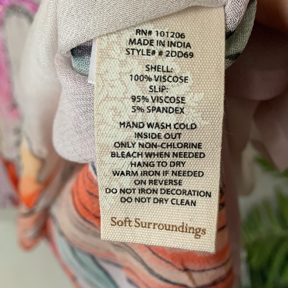 Soft Surroundings Under the Sea Caftan Coverup - Picture 6 of 7